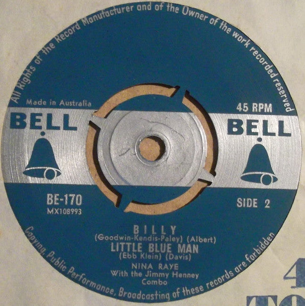 Barry Frank, The Evans Sisters, Nina Raye : Twilight Time (7", EP)