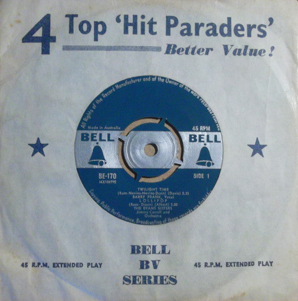 Barry Frank, The Evans Sisters, Nina Raye : Twilight Time (7", EP)