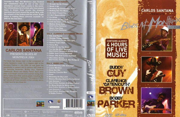 Carlos Santana : Carlos Santana Presents Blues At Montreux 2004 (3xDVD-V, PAL)