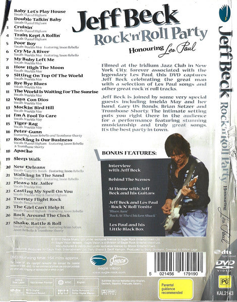 Jeff Beck : Rock 'N' Roll Party Honouring Les Paul (DVD-V, NTSC)