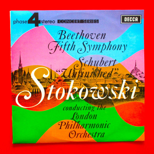 Beethoven* / Schubert*, Stokowski* Conducting The London Philharmonic Orchestra : Fifth Symphony / "Unfinished" (LP)