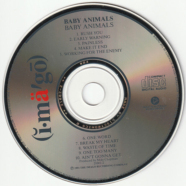 Baby Animals : Baby Animals (CD, Album)
