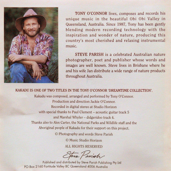 Tony O'Connor (2) : Kakadu (CD, Album)