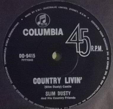 Slim Dusty : Country Livin' (7", Single)