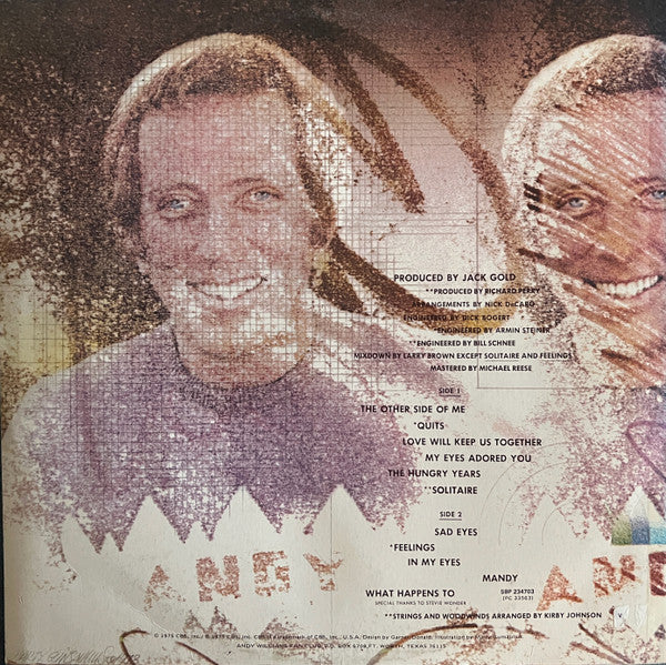 Andy Williams : The Other Side Of Me (LP, Album)