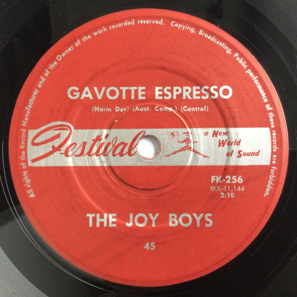 The Joy Boys : Waltz Of The Flowers (7", Single)