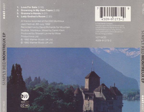 Simply Red : Montreux EP (CD, EP, Nim)