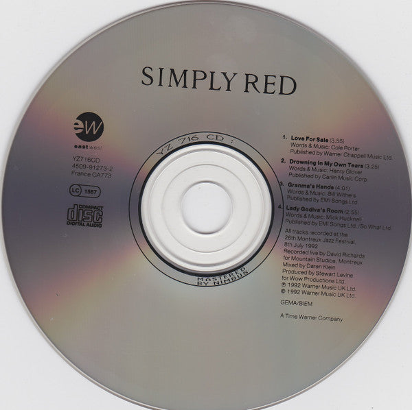 Simply Red : Montreux EP (CD, EP, Nim)