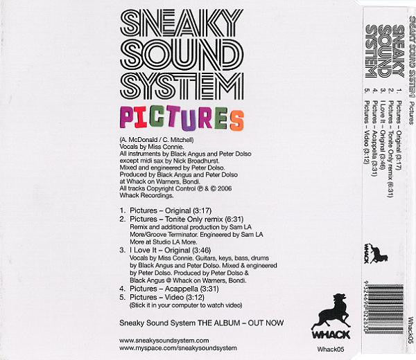 Sneaky Sound System : Pictures (CD, Single, Enh)