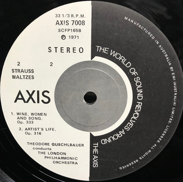 Johann Strauss Jr., Theodor Guschlbauer Conducts London Philharmonic Orchestra : Strauss Waltzes (LP)