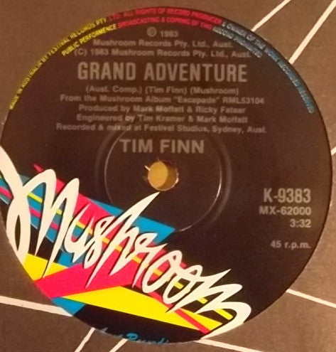 Tim Finn : In A Minor Key (7", Single)