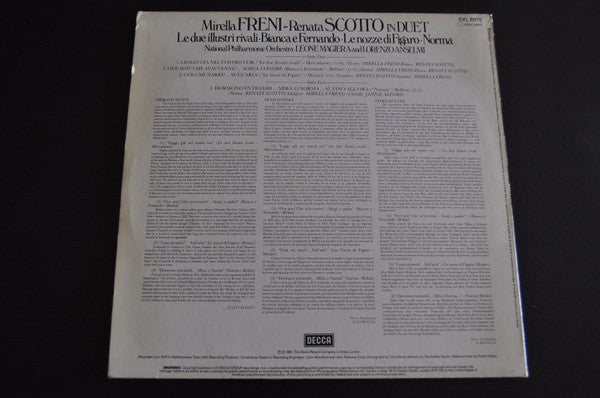Mirella Freni ~ Renata Scotto : In Duet (LP, Album)