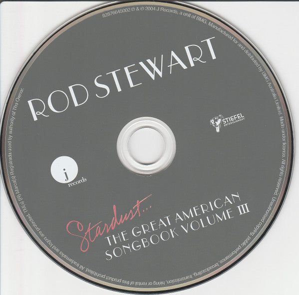 Rod Stewart : Stardust... The Great American Songbook Volume III (CD, Album)