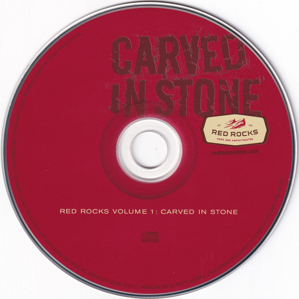 Various : Red Rocks Volume 1: Carved In Stone (CD, Comp)