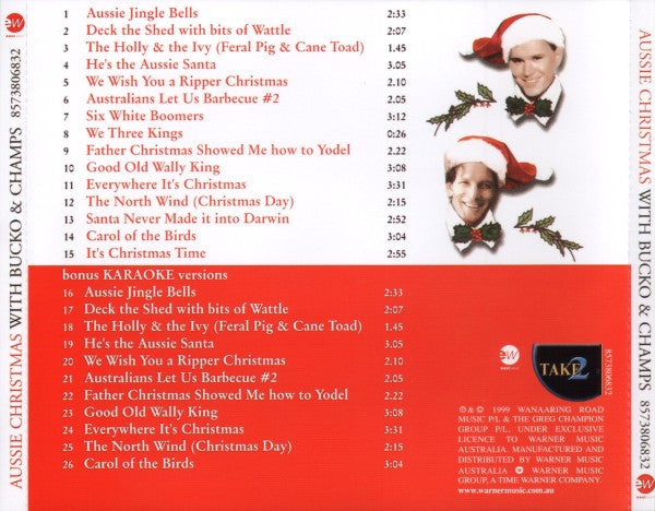 Bucko* & Champs* : Aussie Christmas With Bucko & Champs (CD, Album, RE)
