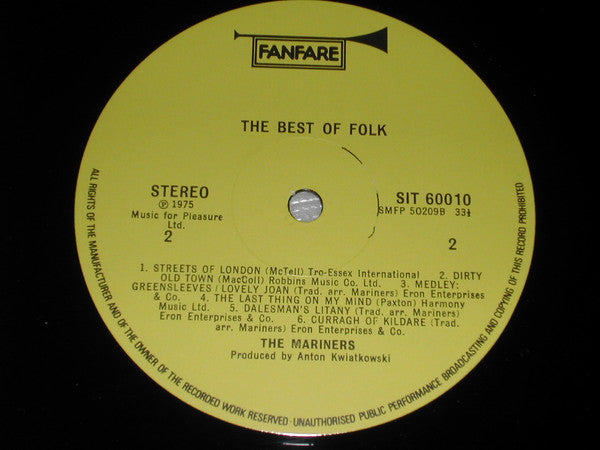 The Mariners (4) : The Best Of Folk (LP, Comp)