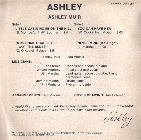 Ashley Muir : Ashley (7", EP)
