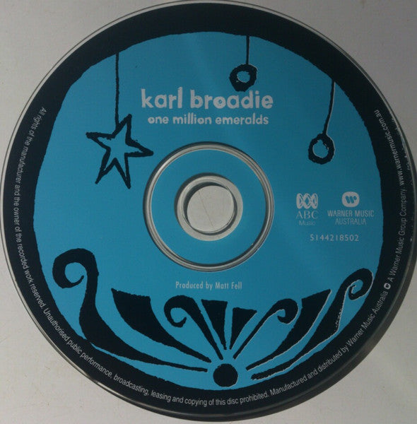 Karl Broadie : One Million Emeralds (CD, Album)
