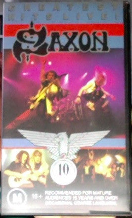 Saxon : Greatest Hits Live! (VHS, PAL)