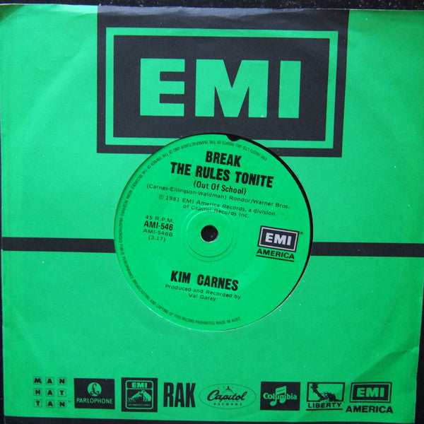 Kim Carnes : Draw Of The Cards (7", Single)