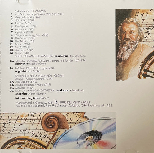 Camille Saint-Saëns : Orchestral Legends (CD, RM)