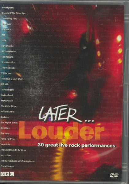 Various : Later... Louder With Jools Holland (DVD-V, PAL, Reg)