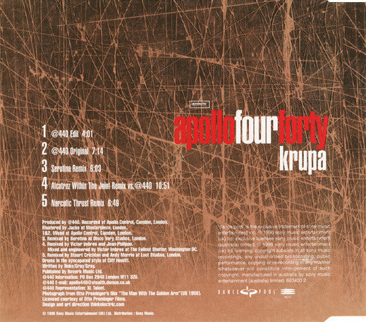 Apollo 440 : Krupa (CD, Maxi)