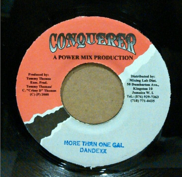 Dandexx : More Than One Gal (7")