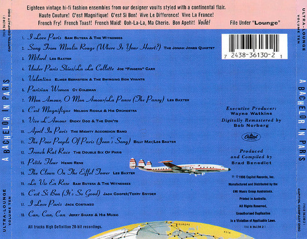 Various : A Bachelor In Paris (CD, Comp, RM)