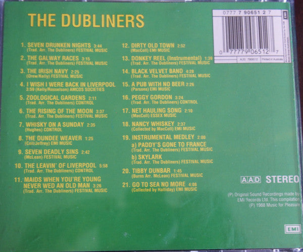 The Dubliners : The Dubliners (CD, Comp, RP)