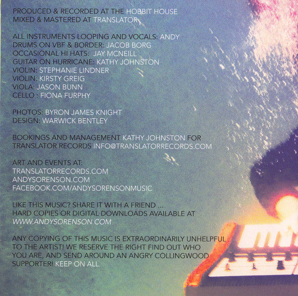 Andy Sorenson : Underwater Breathing (CD, Album)