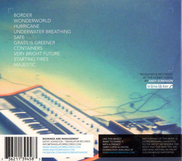 Andy Sorenson : Underwater Breathing (CD, Album)