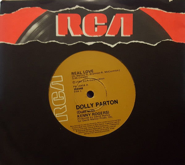 Dolly Parton Duet With Kenny Rogers : Real Love (7", Single)