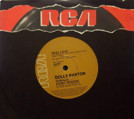 Dolly Parton Duet With Kenny Rogers : Real Love (7", Single)