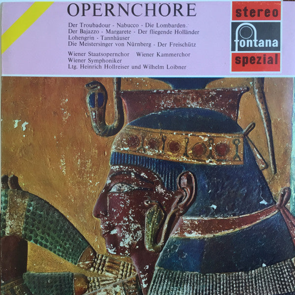 Wiener Staatsopernchor - Wiener Kammerchor - Wiener Symphoniker - Heinrich Hollreiser - Wilhelm Loibner : Opernchöre (LP, Comp)
