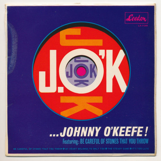 Johnny O'Keefe : J. O'K (7", EP, Mono)