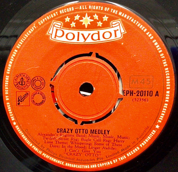 Crazy Otto* : Crazy Otto Medley (7", EP)