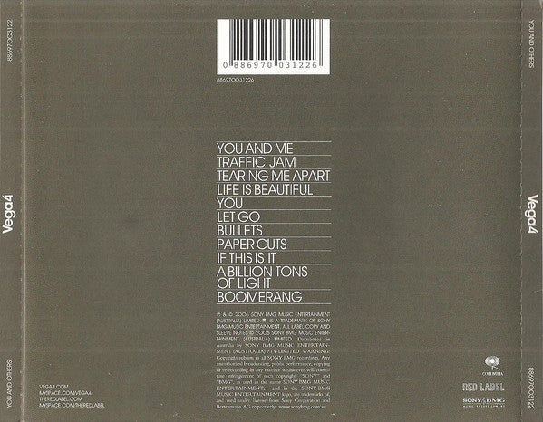 Vega4* : You And Others (CD, Album)