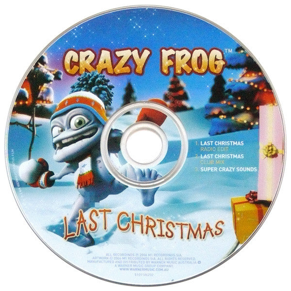 Crazy Frog : Last Christmas (CD, Single)