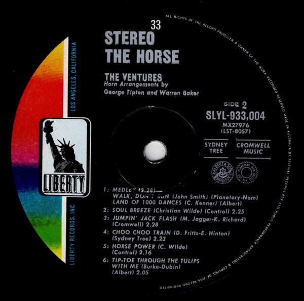 The Ventures : The Horse (LP, Album)