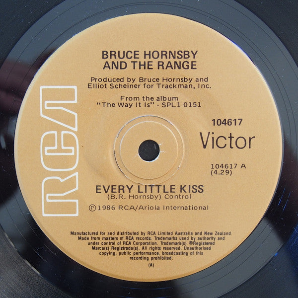 Bruce Hornsby And The Range : Every Little Kiss (7", Single)