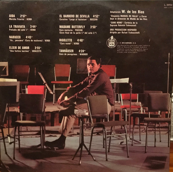 Waldo De Los Rios : Operas (LP, Album, Gat)