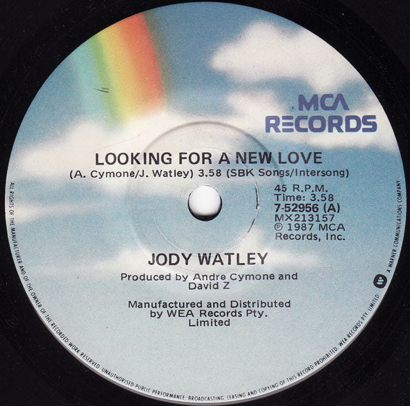 Jody Watley : Looking For A New Love (7", Single)