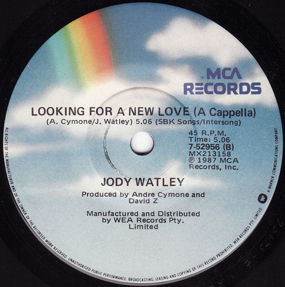 Jody Watley : Looking For A New Love (7", Single)