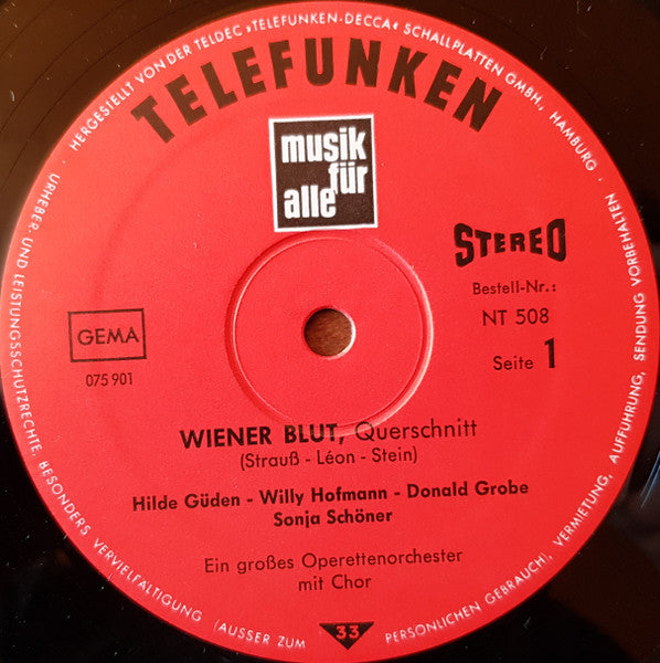 Various : Wiener Blut / Eine Nacht In Venedig (LP, Comp)