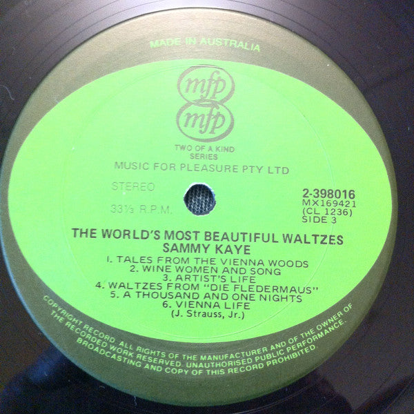 Sammy Kaye : The World's Most Beautiful Waltzes (2xLP, Album)