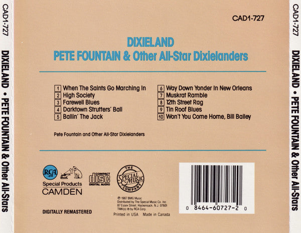 Pete Fountain : Dixieland (Live Performance In New Orleans) (CD, Album)