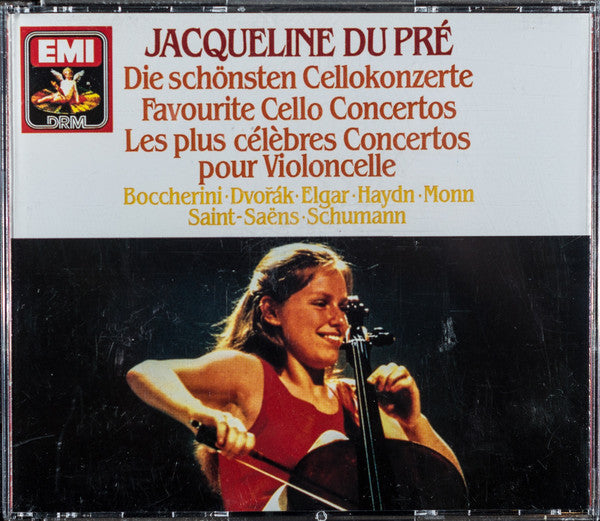 Jacqueline Du Pré : Die Schönsten Cellokonzerte = Favourite Cello Concertos = Les Plus Célèbres Concertos Pour Violoncelle (3xCD, Comp, RM, EMI)