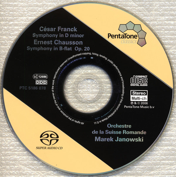 César Franck • Ernest Chausson - Orchestre De La Suisse Romande*, Marek Janowski : Symphonies (SACD, Hybrid, Multichannel, Album)