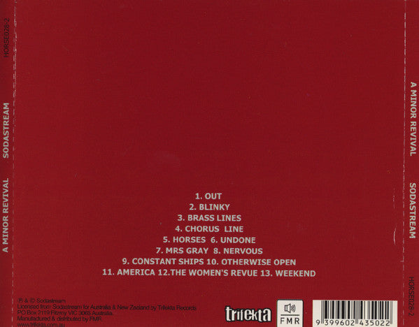 Sodastream : A Minor Revival (CD, Album)
